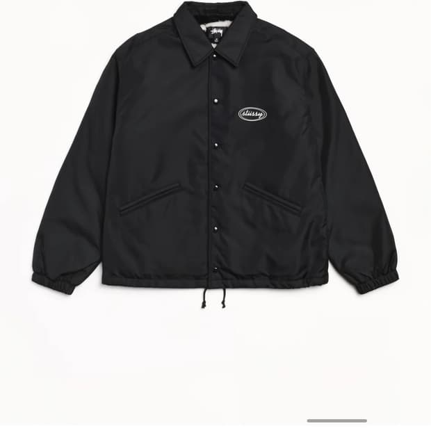 스투시 코치자켓 블랙 M