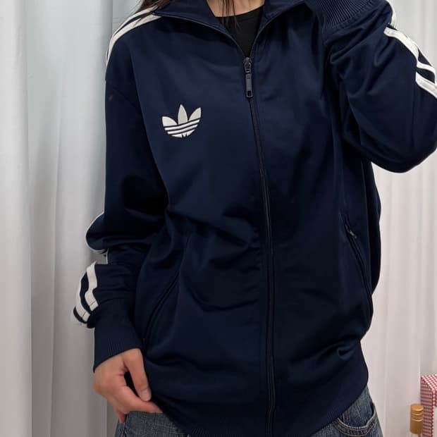 [S-M]아디다스 구형 파이어버드 네이비 트랙탑 져지