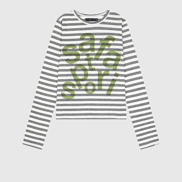 사파리스팟 1/2 스트라이프 롱슬리브