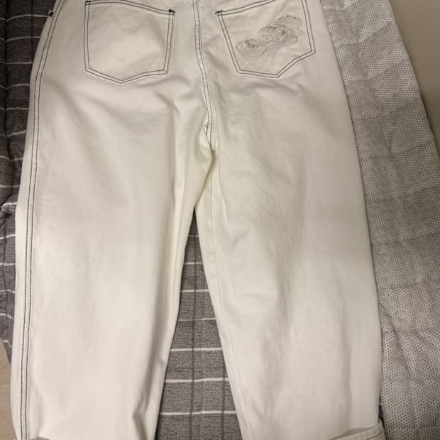 스웨이드 CONTOUR POCKET 데님 화이트 L