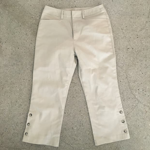 Ribbed Burton Capri Pants