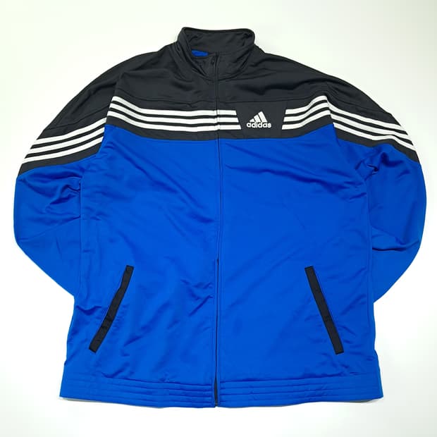 CL975 2XLT 아디다스 톨사이즈 블루블랙 집업 트랙자켓
