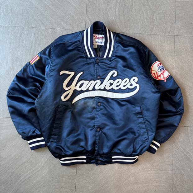 마제스틱 MLB 뉴욕 양키스 스타디움자켓