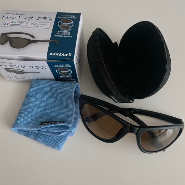 몽벨 트레킹 선글라스 블랙 브라운
