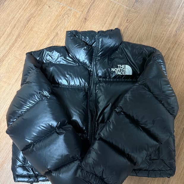 노스페이스 여성 크롭 패딩