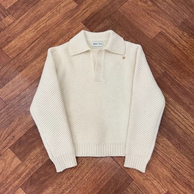 S RECTO 렉토 청키 케이블 스웨터 니트 