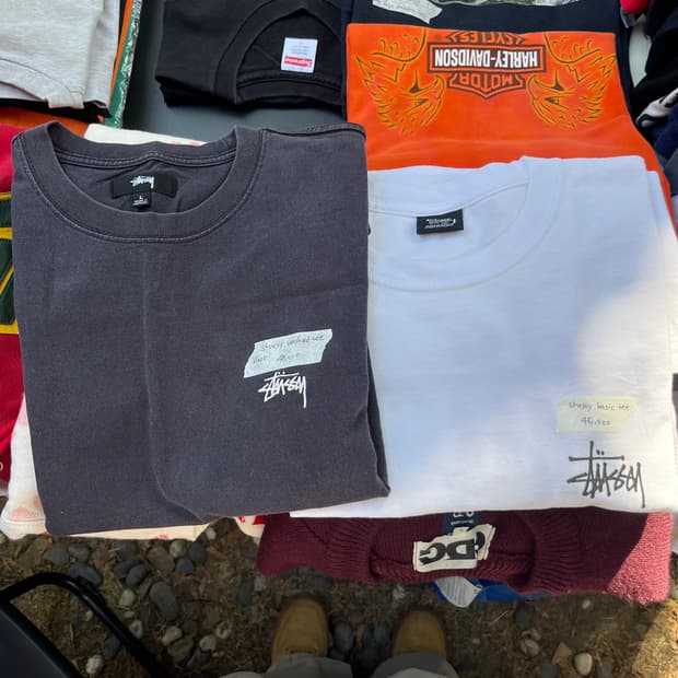 스투시 워시드 티셔츠