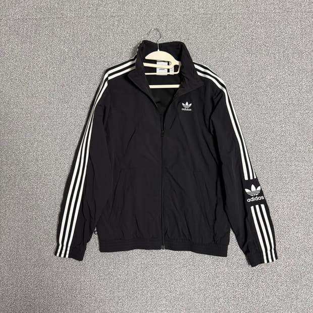 아디다스 락업 바람막이 자켓 블랙 M