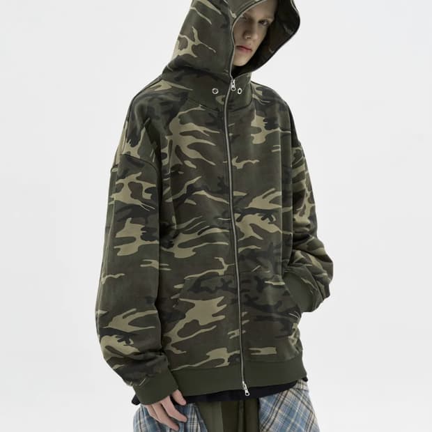 카모 후드집업