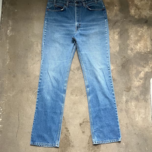80s USA Levi's 517 연청 데님팬츠