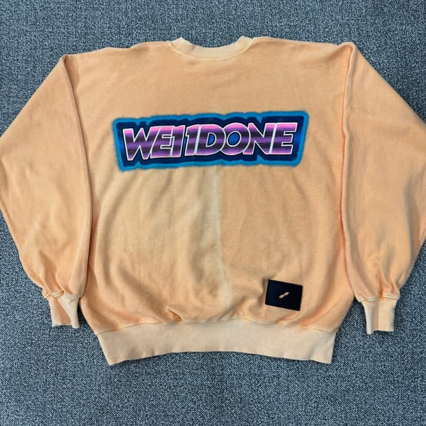 WE11DONE 스웻셔츠