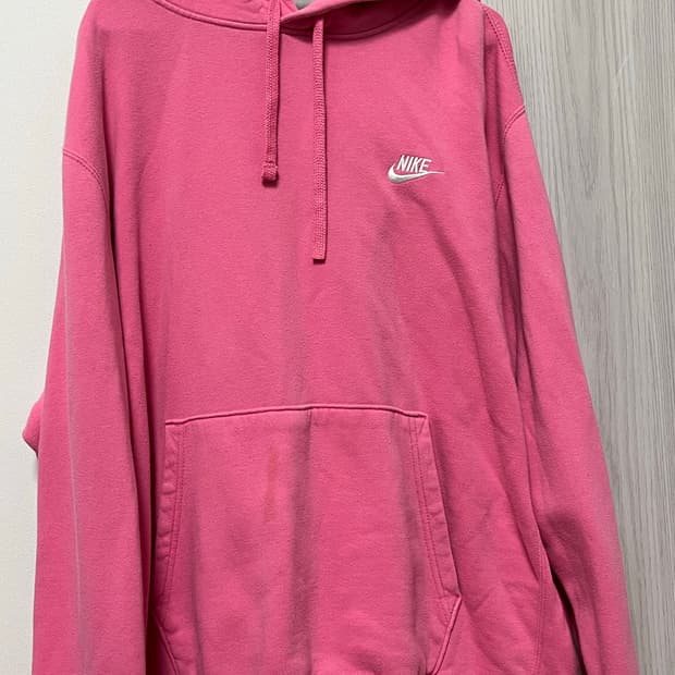 나이키 후드티 핑크 XL