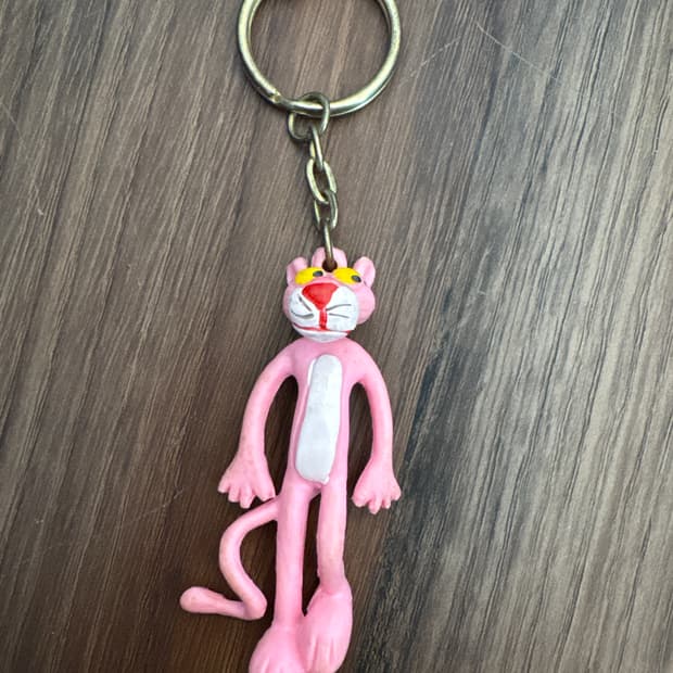 빈티지 핑크팬더 키링