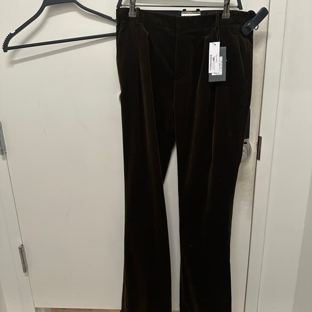 F40 / Saint Laurent S21 Velvet Trousers