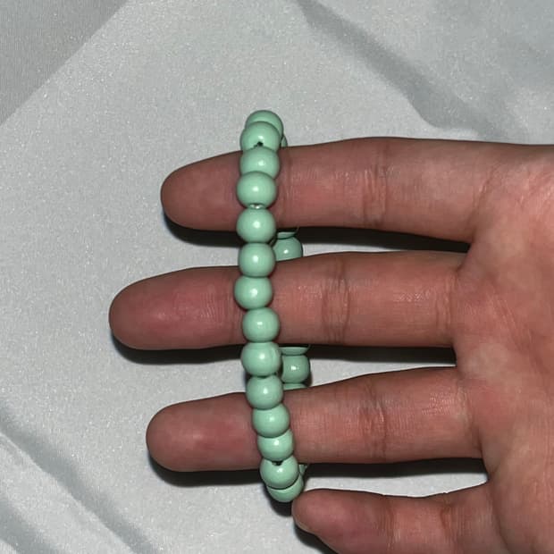 라이트 민트 라운드 팔찌