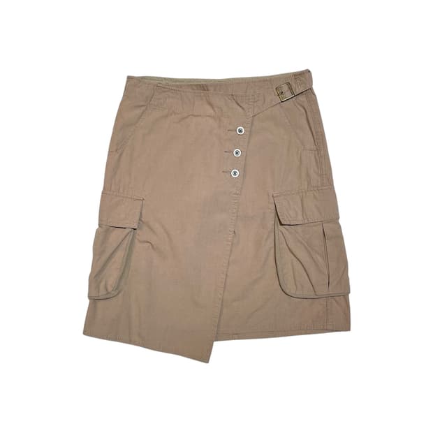 허니서클로즈 베이지 미디스커트