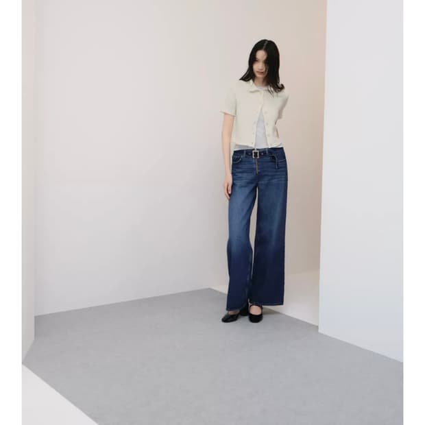 자라 반소매 니트 재킷 아이보리