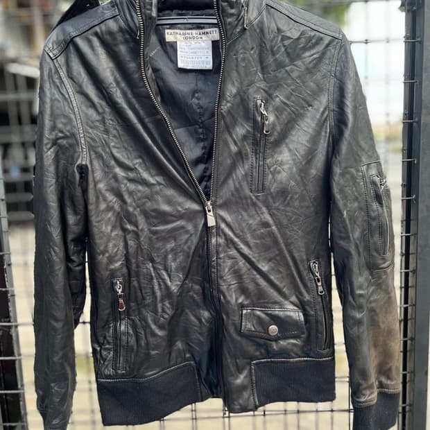 katherine hamnett london 레더자켓