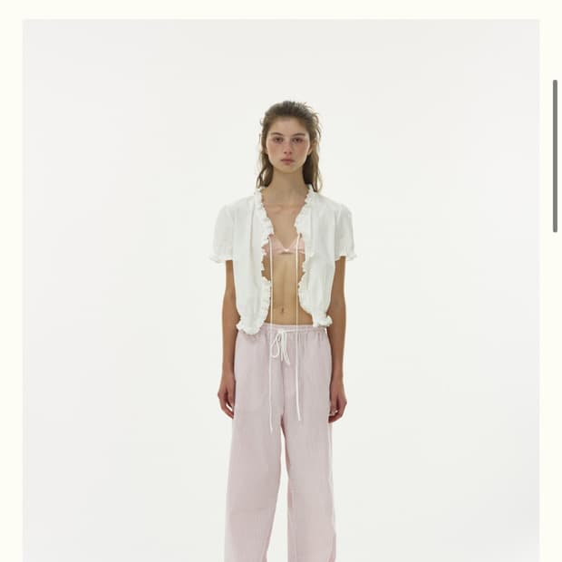 Ribbonbit ciel stripe pants