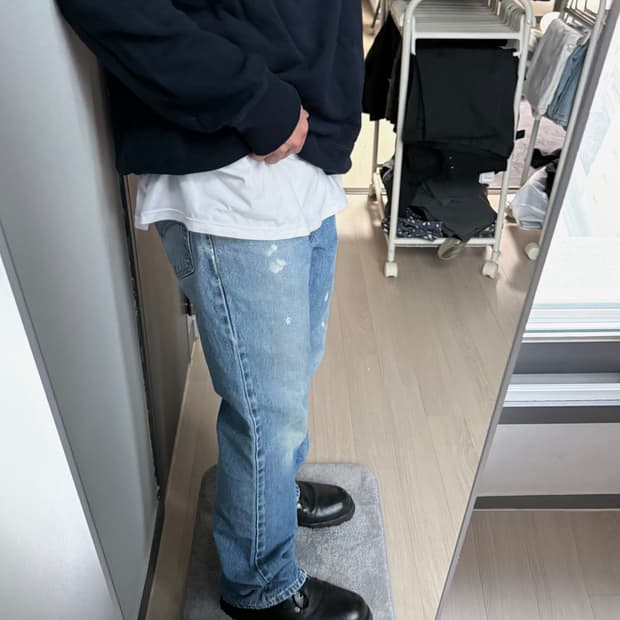 (33x32, 실측 32) 리바이스 517 USA 부츠컷 연청