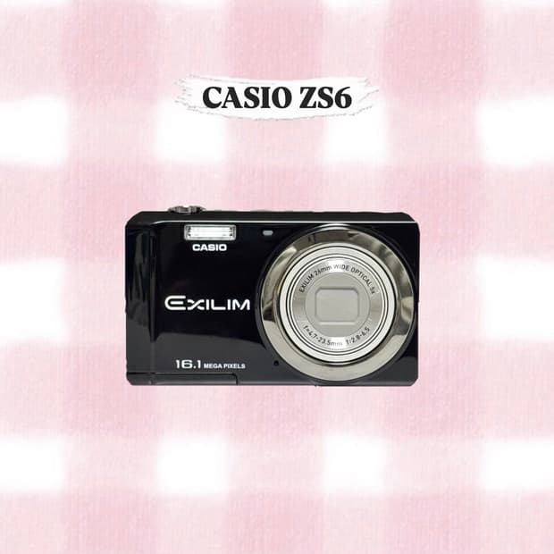 카시오 엑슬림 EX-ZS6 / Z28 블랙 빈티지디카