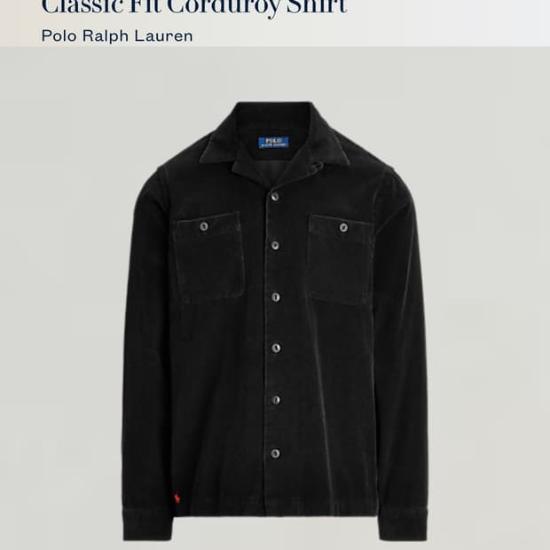 폴로 코듀로이 자켓 
