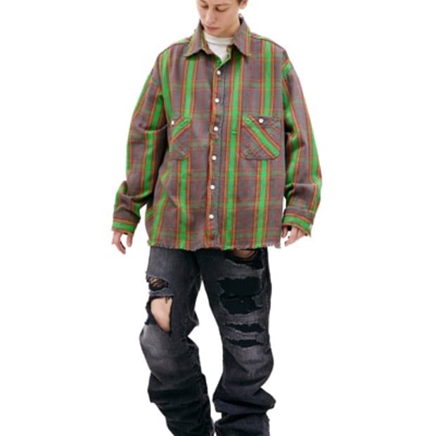 세인트 미카엘 데님티어스 서머아카데미 플란넬 셔츠