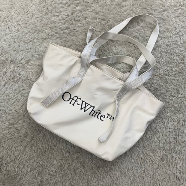 오프화이트 화이트 토트백