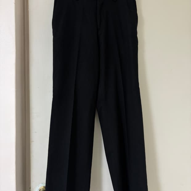 (30)무탠다드 울 플란넬 와이드 슬랙스