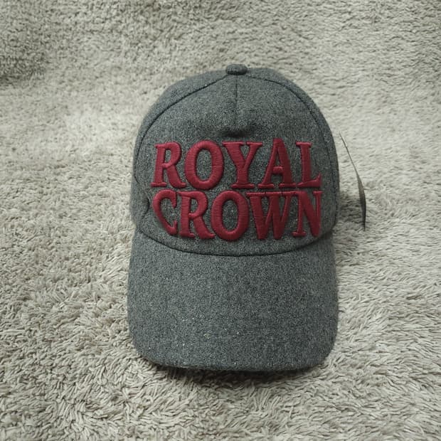 팀메이저 로얄크라운 울 혼방 볼캡 모자 새제품