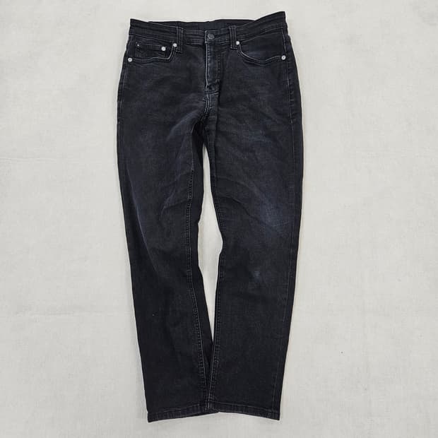 [33(M)] 플랙 진 베를린 슬림 스트레이트 핏 데님팬츠 0114YH1