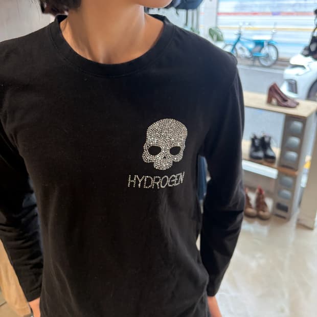 Hydrogen 큐빅 스컬 롱슬리브 M