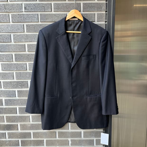 Trugen 캐시미어 블레이저 네이비