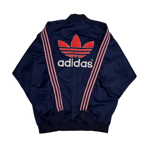 90s 아디다스 빈티지 파이어버드 빅로고 네이비 져지