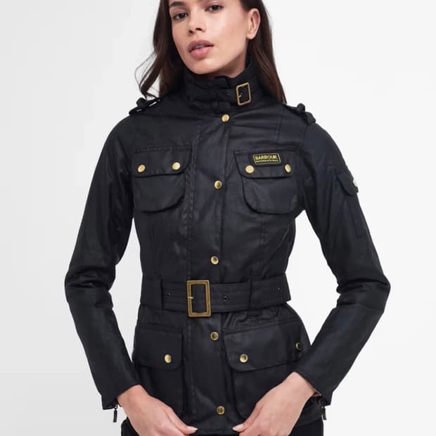 여성)바버 인터내셔널 왁스 자켓