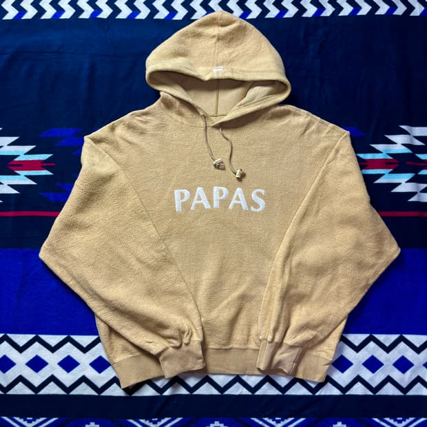 90S Papas 빅 로고 스웨트 풀오버 후드(실측확인)