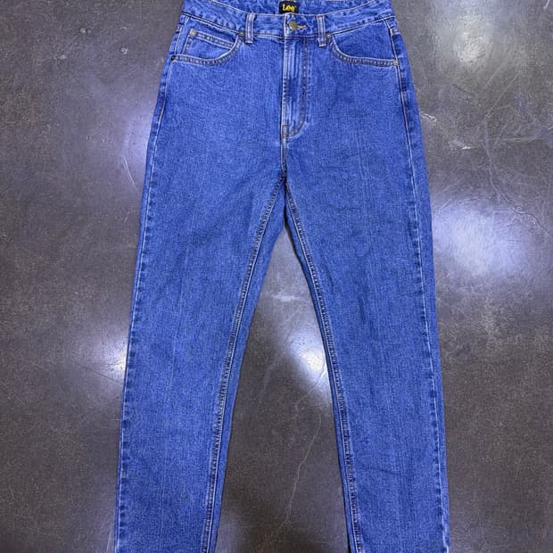 Lee 리 중청 워싱 테이퍼드핏 청바지 데님팬츠 27