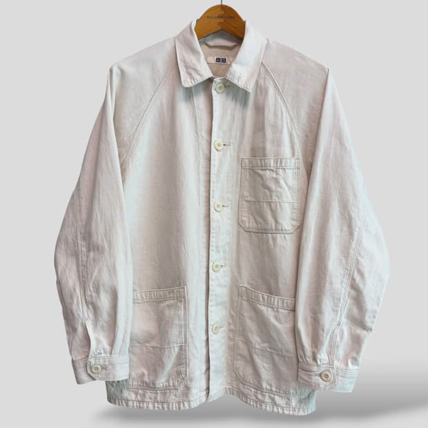 (M)유니클로 유틸리티 자켓(코튼 리넨)