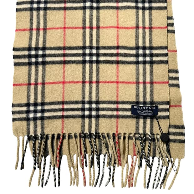 버버리 램스울 노바체크 머플러 목도리