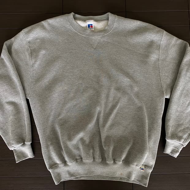 (XL) 90s 빈티지 러셀 스웻셔츠 그레이