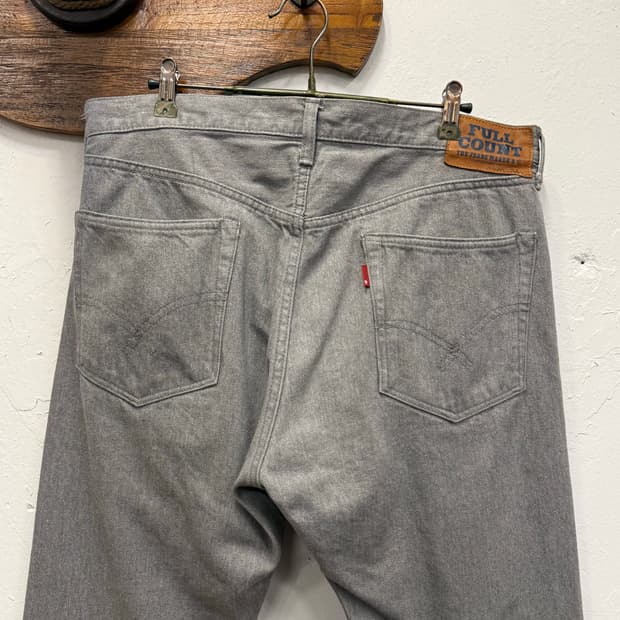 34inch) FULLCOUNT 풀카운트 Gray Selvedge Jea