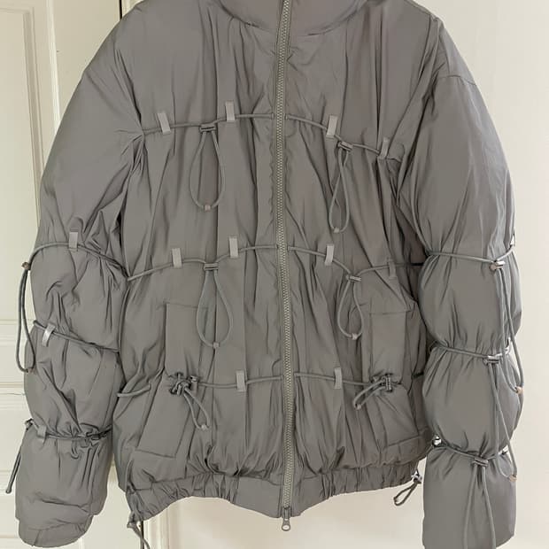 파프 paf 포스트 아카이브 팩션 리플렉티브 패딩 그레이 L