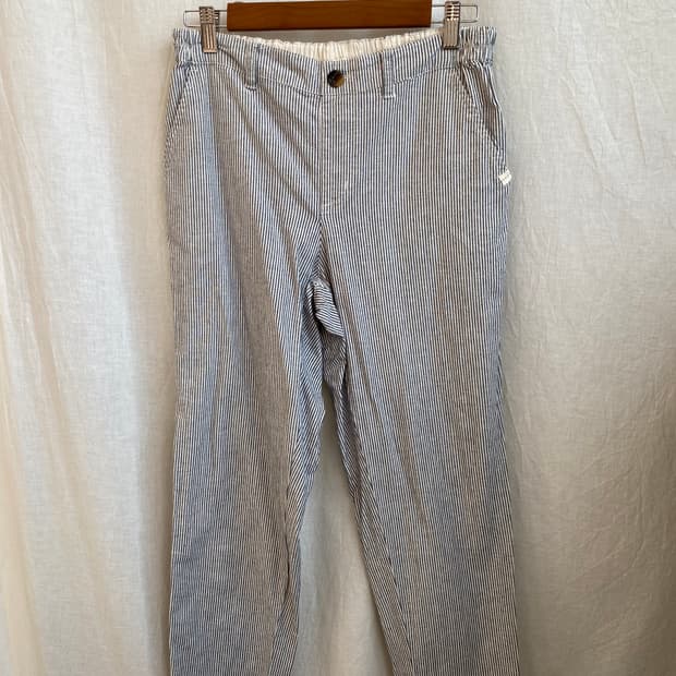 스트라이프 코튼 밴딩팬츠(M-L)