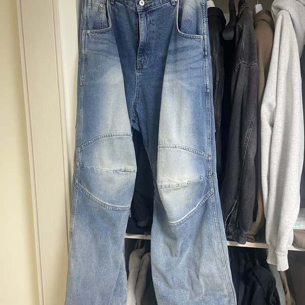 MJD 3D 팬츠 데님 블루 L사이즈