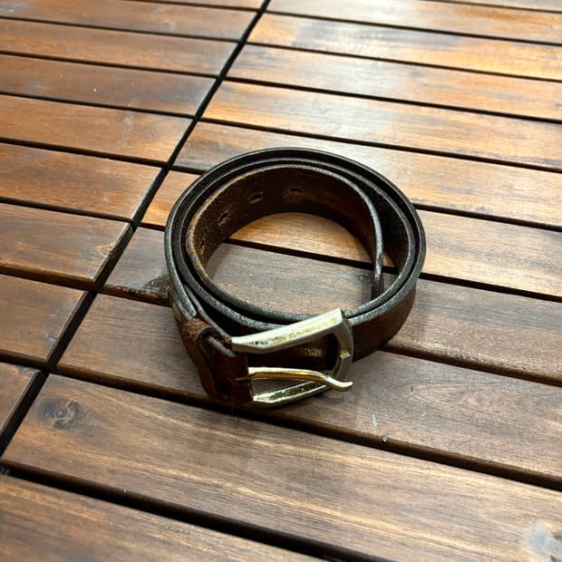 빈티지 레더 벨트