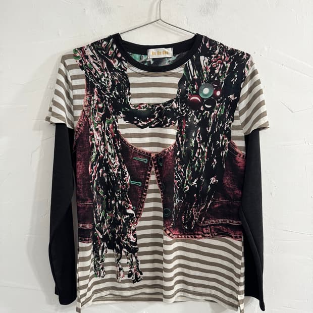 punk layered top