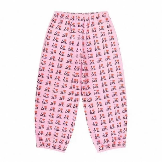 애슐리 윌리엄스 아이러브미 핑크 조거팬츠 S