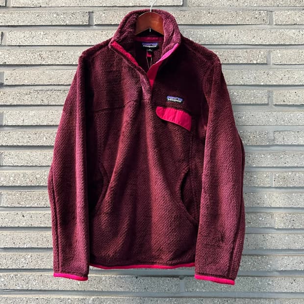 [XS]파타고니아 우먼스 신칠라 버건디 알파카 플리스