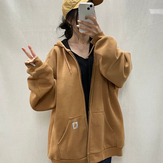 칼하트 써멀 레인디팬서 후드 집업/#3563