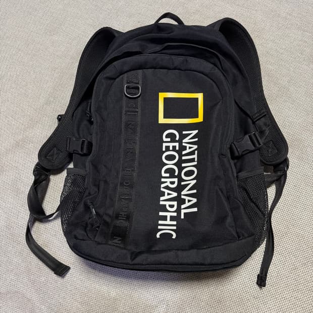 내셔널지오그래픽 빅로고 베이직 백팩